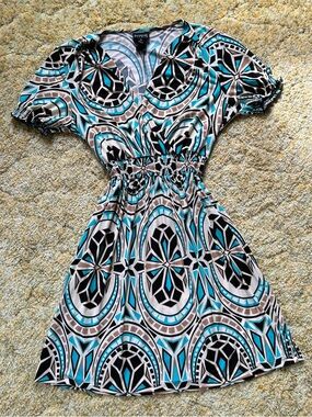 Turquoise Boho Summer Dress